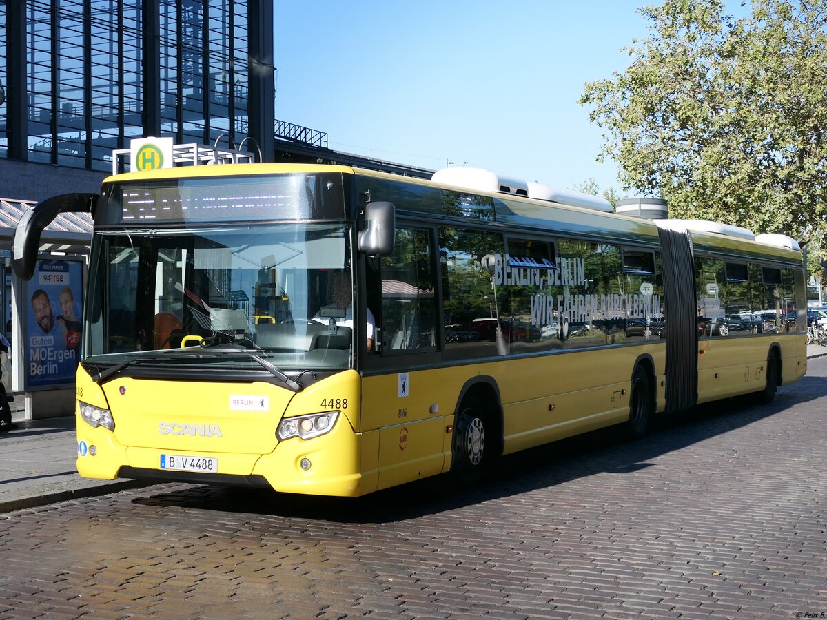 Scania Citywide der BVG in Berlin.