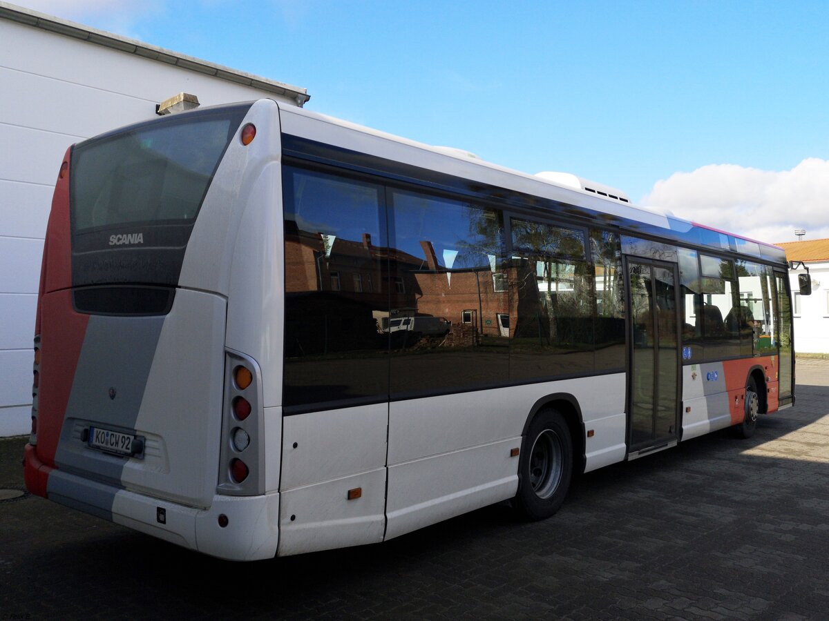 Scania Citywide Vorführwagen zum Test bei der MVVG in Friedland.