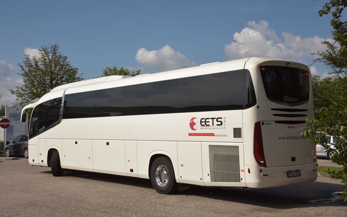 Scania Irizar i6s von EETS Reisen aus Ungarn 2018 in Krems.