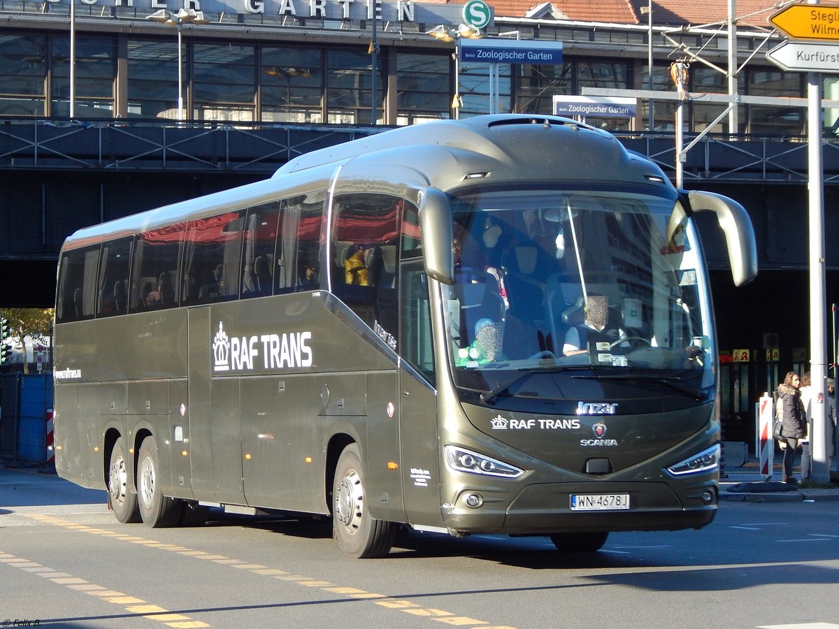 Scania Irizar von Raf Trans aus Polen in Berlin. 