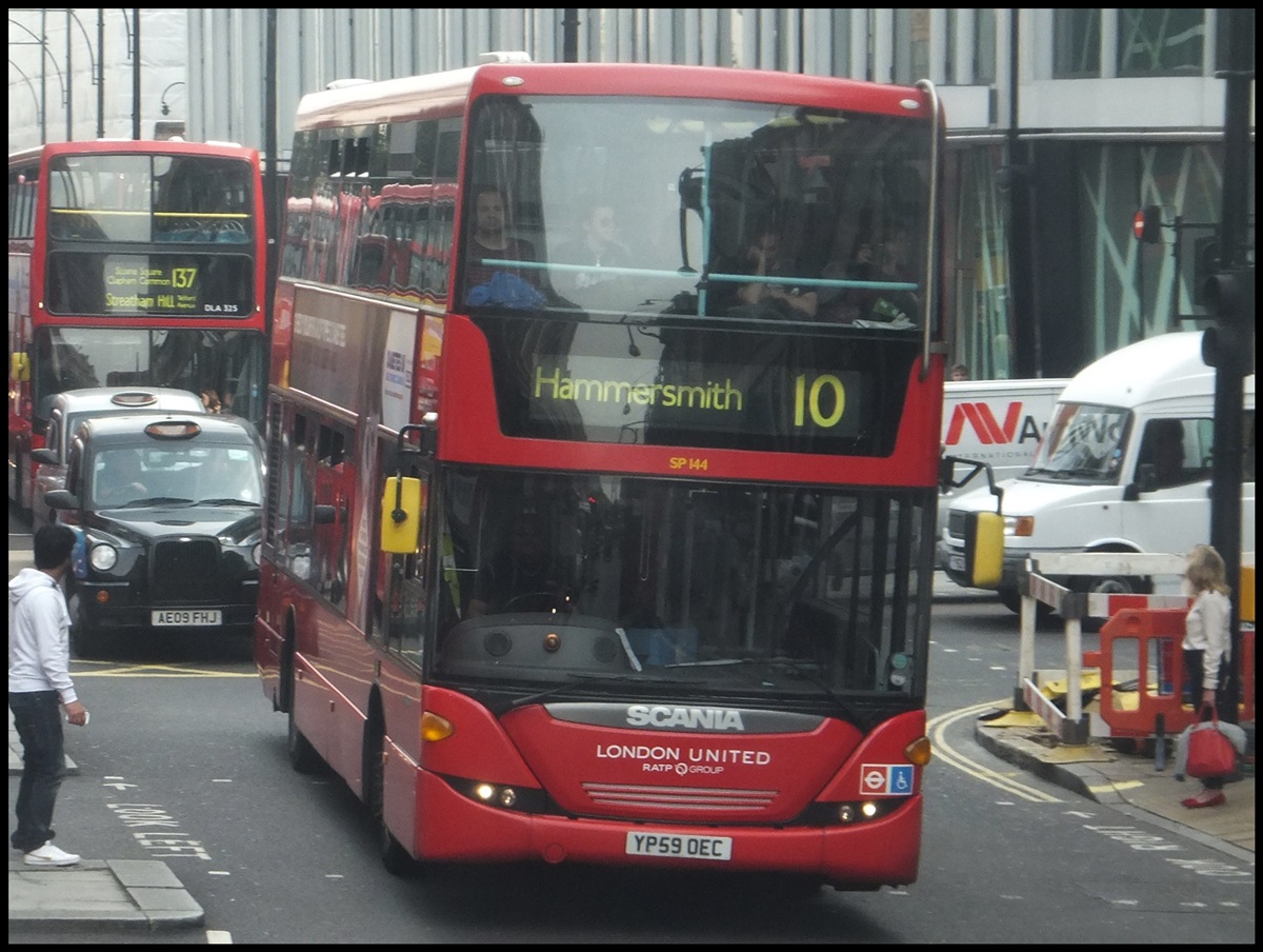 Scania OmniLink von London United in London.