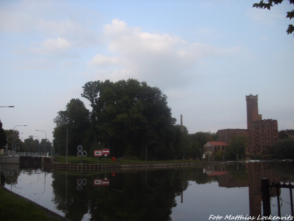 Schleuse an der Rabeninsel am 8.9.14