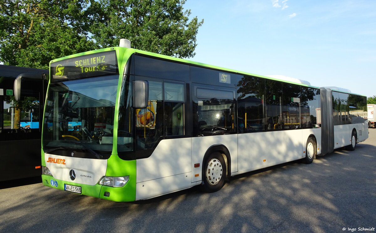 Schlienz Tours aus Kernen im Remstal | WN-ES 568 | Mercedes-Benz Citaro Facelift G | 06.07.2017 in Neuhausen auf den Fildern