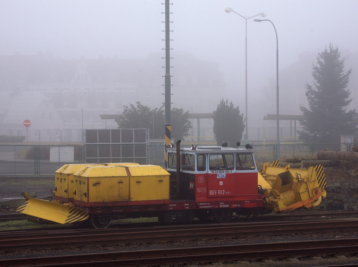 Schneefr�se in Rumburk 19.01.2014  13:57 Uhr.