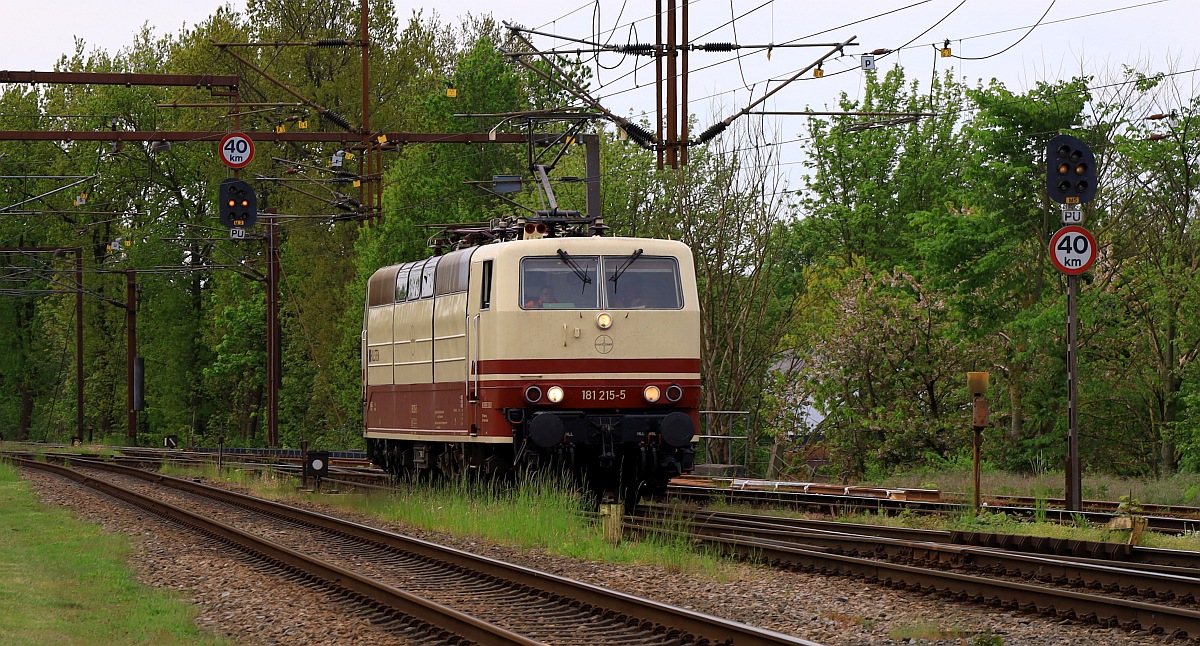 SEL/Nordliner 181 215-5, REV/BPSM/01.05.20 auf Rangierfahrt in Pattburg/DK. 19.05.2023 I