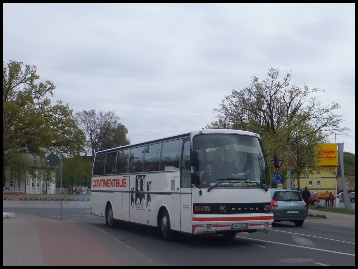 Setra 215 HD von Busreisen R. Labudda aus Deutschland in Binz.