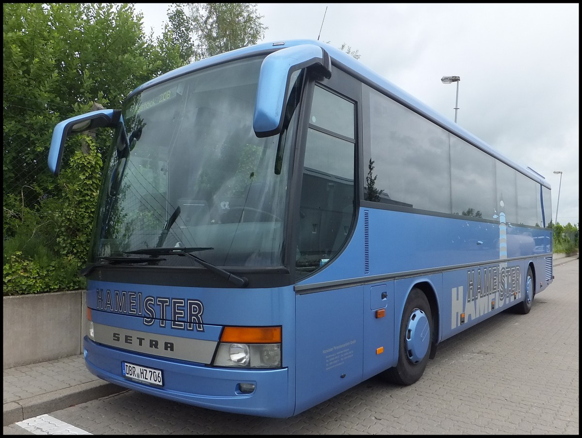 Setra 315 GT von Hameister aus Deutschland in Rostock.