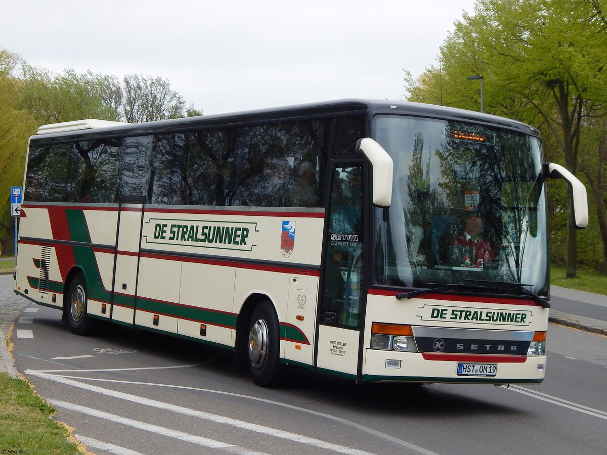 Setra 315 GT-HD von De Stralsunner aus Deutschland in Stralsund.