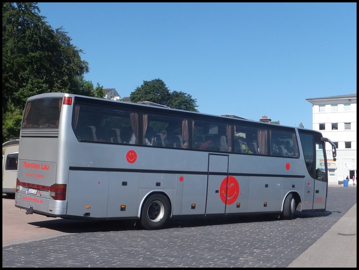 Setra 315 HDH von Thorsten Lau aus Deutschland im Stadthafen Sassnitz.