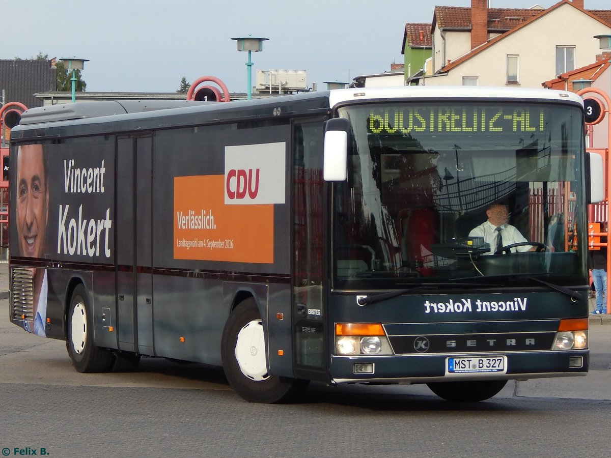 Setra 315 NF von Braasch Reisen aus Deutschland in Neubrandenburg.