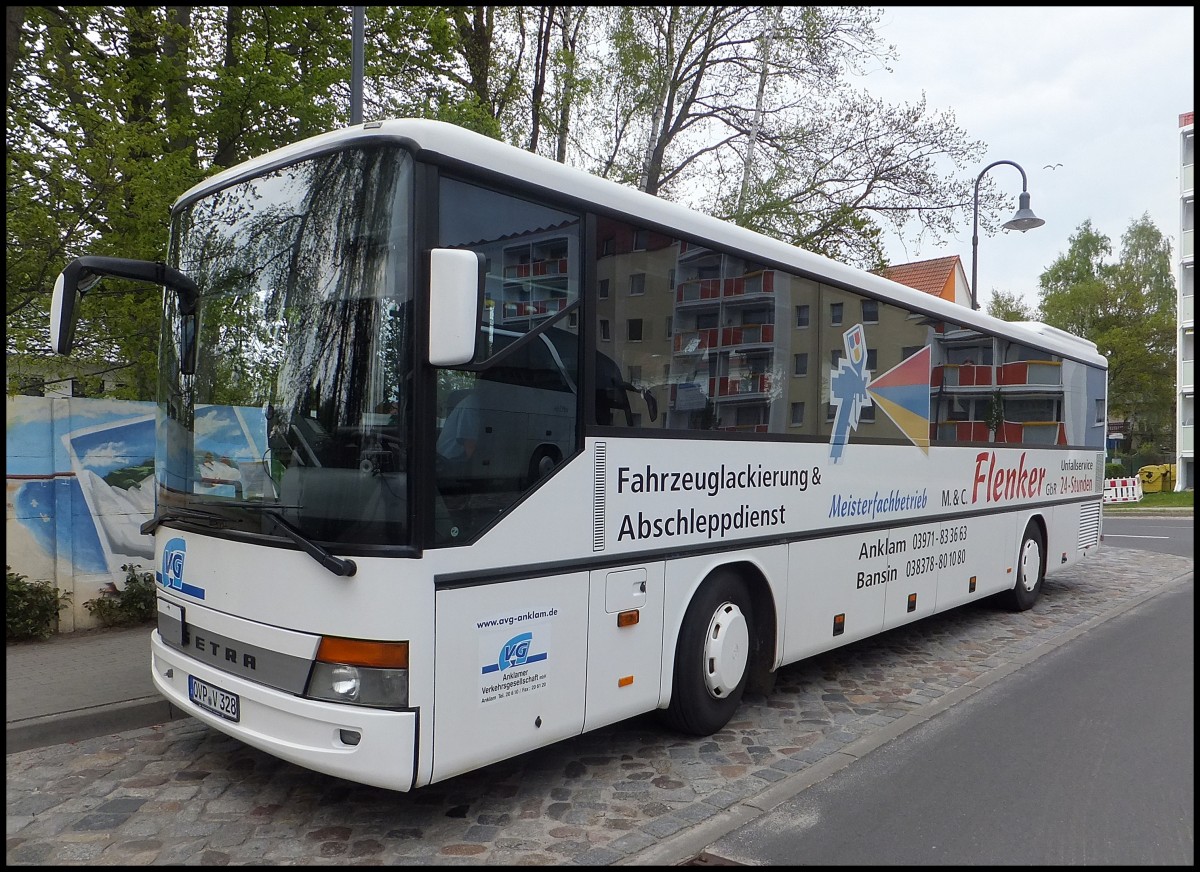 Setra 315 UL der Anklamer Verkehrsgesellschaft in Binz.