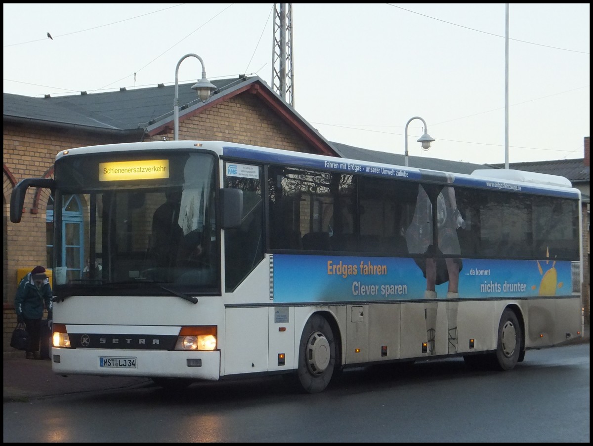 Setra 315 UL von Becker-Strelitz Reisen aus Deutschland in Bergen.