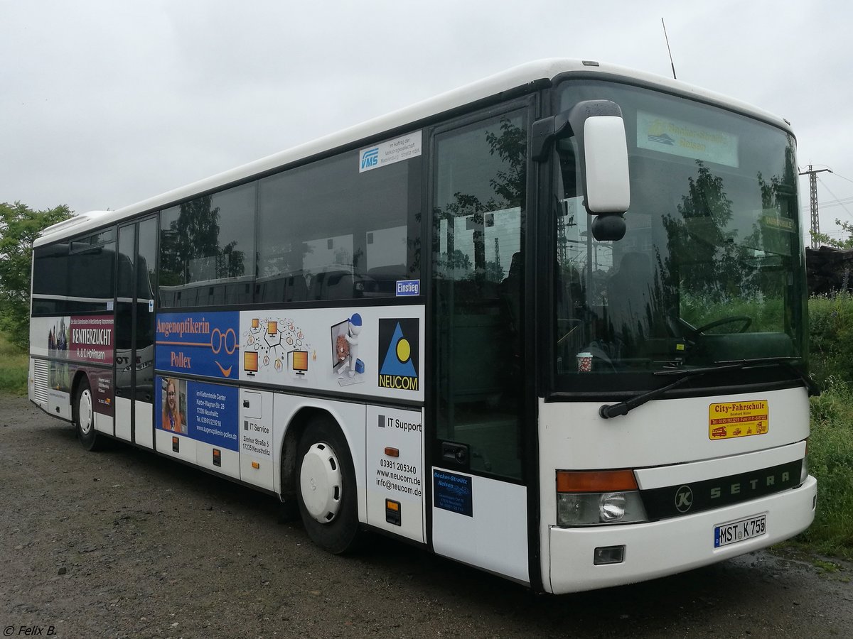 Setra 315 UL von Becker-Strelitz Reisen aus Deutschland in Neubrandenburg.