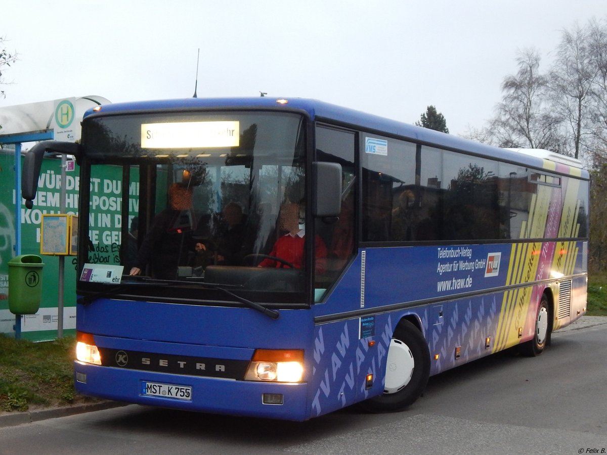 Setra 315 UL von Becker-Strelitz Reisen aus Deutschland in Sassnitz.