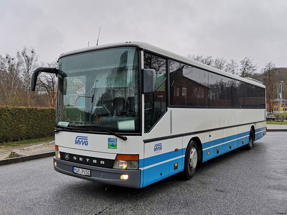 Setra 315 UL der MVVG in Burg Stargard.