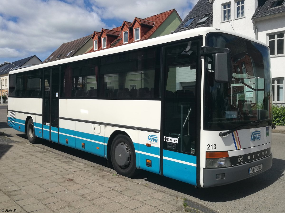 Setra 315 UL der MVVG in Neubrandenburg.