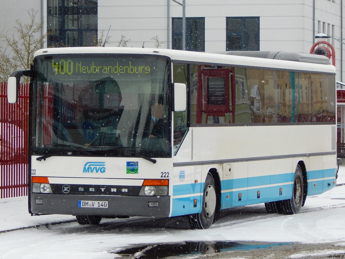 Setra 315 UL der MVVG in Neubrandenburg.