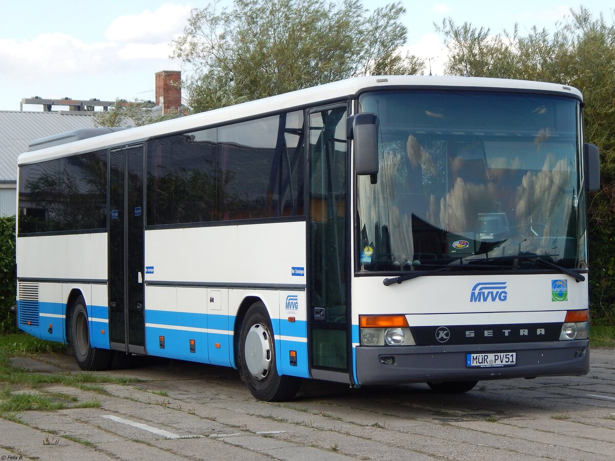 Setra 315 UL der MVVG in Neubrandenburg.