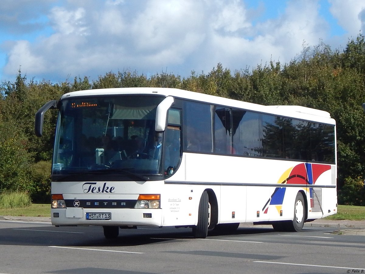 Setra 315 UL vom Reisedienst Teske aus Deutschland in Sassnitz. 