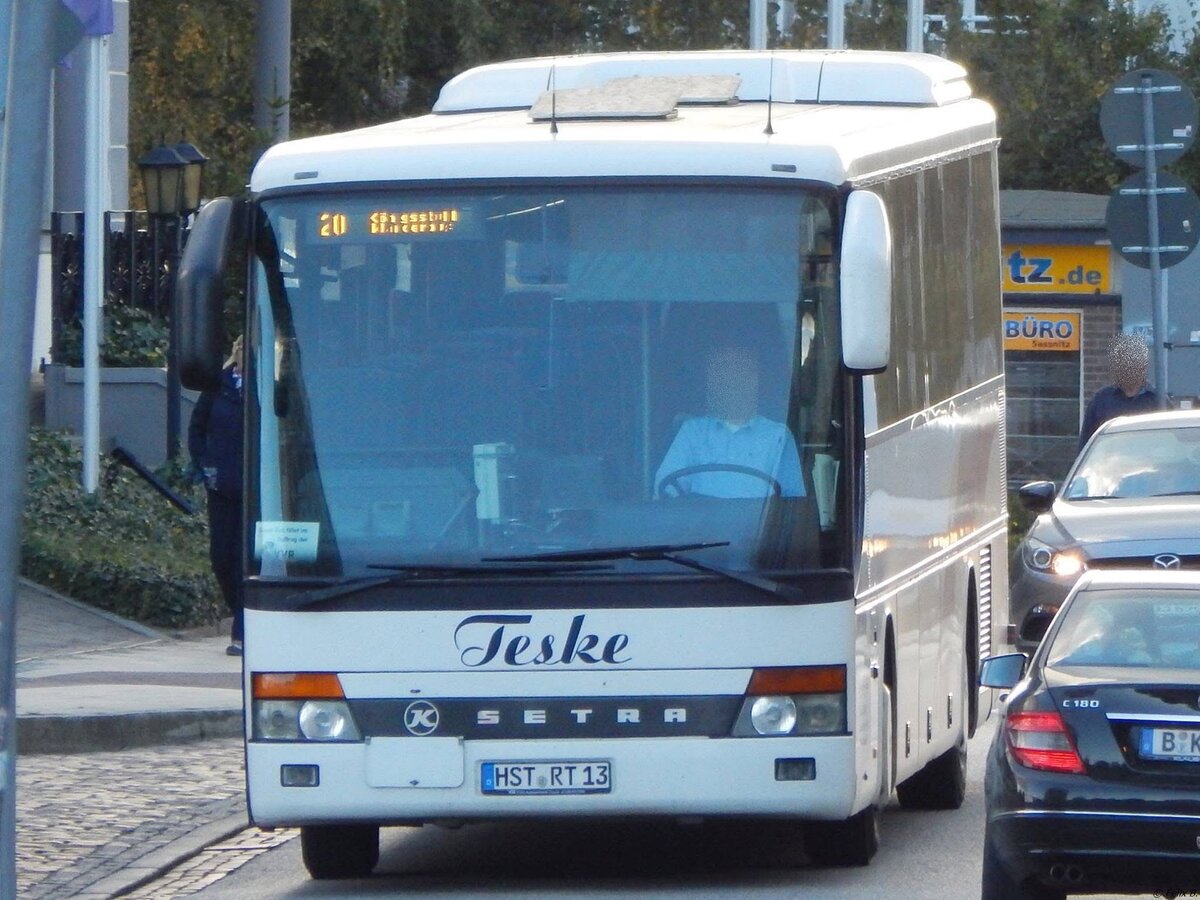 Setra 315 UL vom Reisedienst Teske aus Deutschland in Sassnitz.