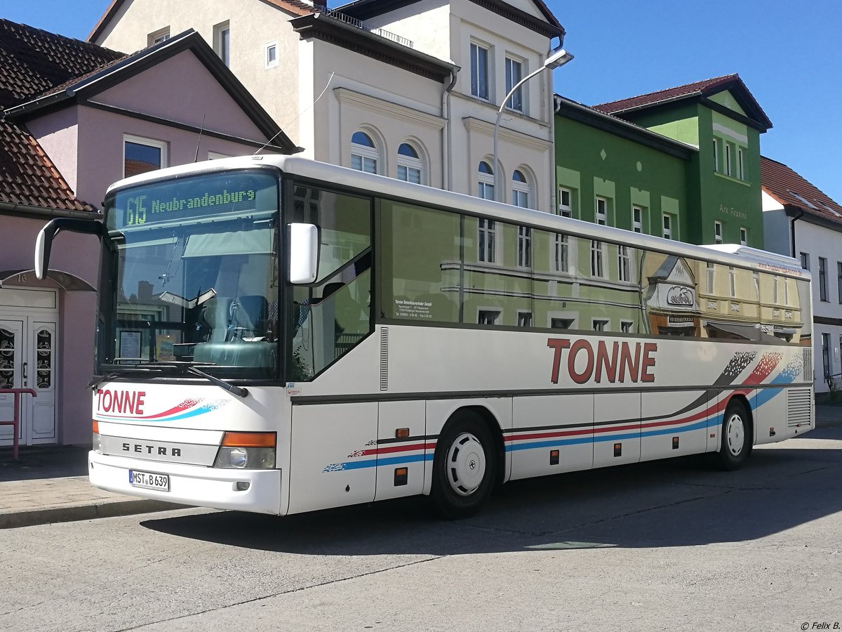 Setra 315 UL von Tonne aus Deutschland in Neubrandenburg.