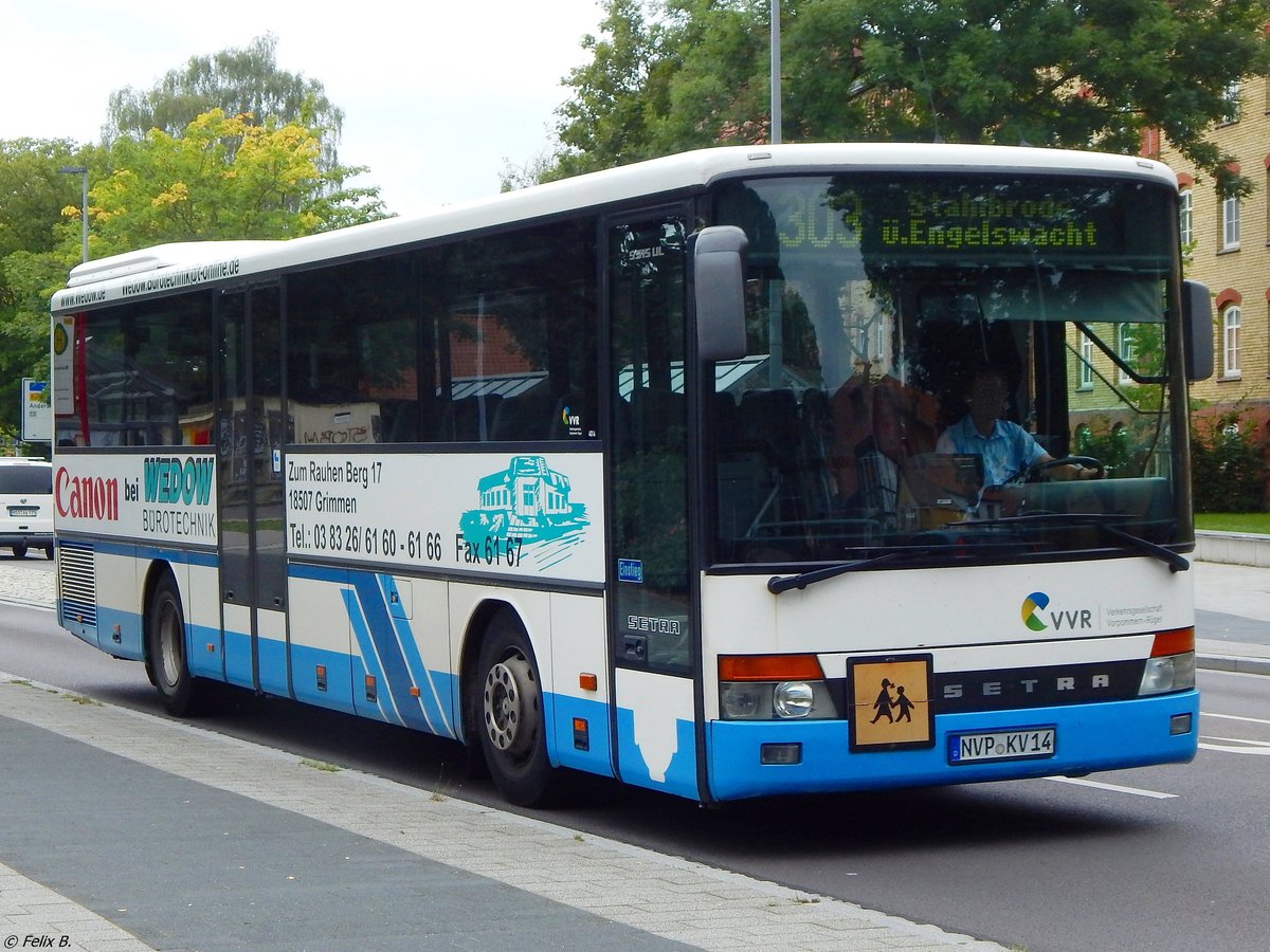 Setra 315 UL der VVR in Stralsund.