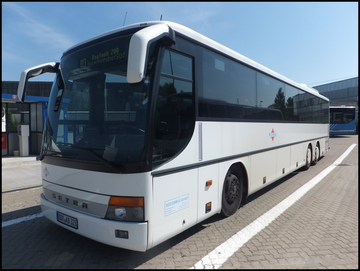 Setra 317 UL der Kstenbus GmbH in Rostock. 