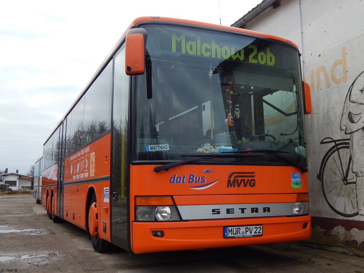 Setra 317 UL der MVVG in Malchow.