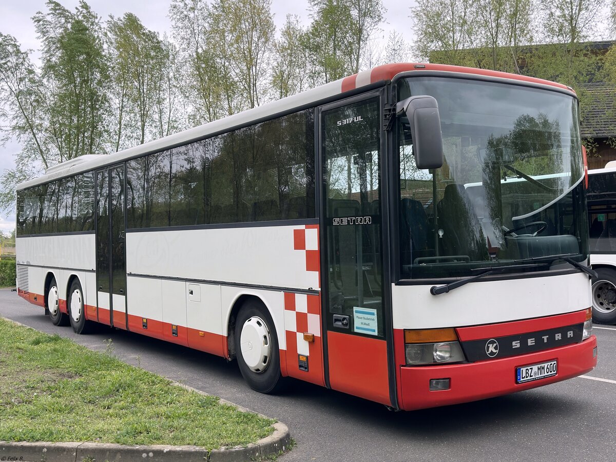 Setra 317 UL von Plauer Busbetrieb M. Maaß aus Deutschland in Plau am See.