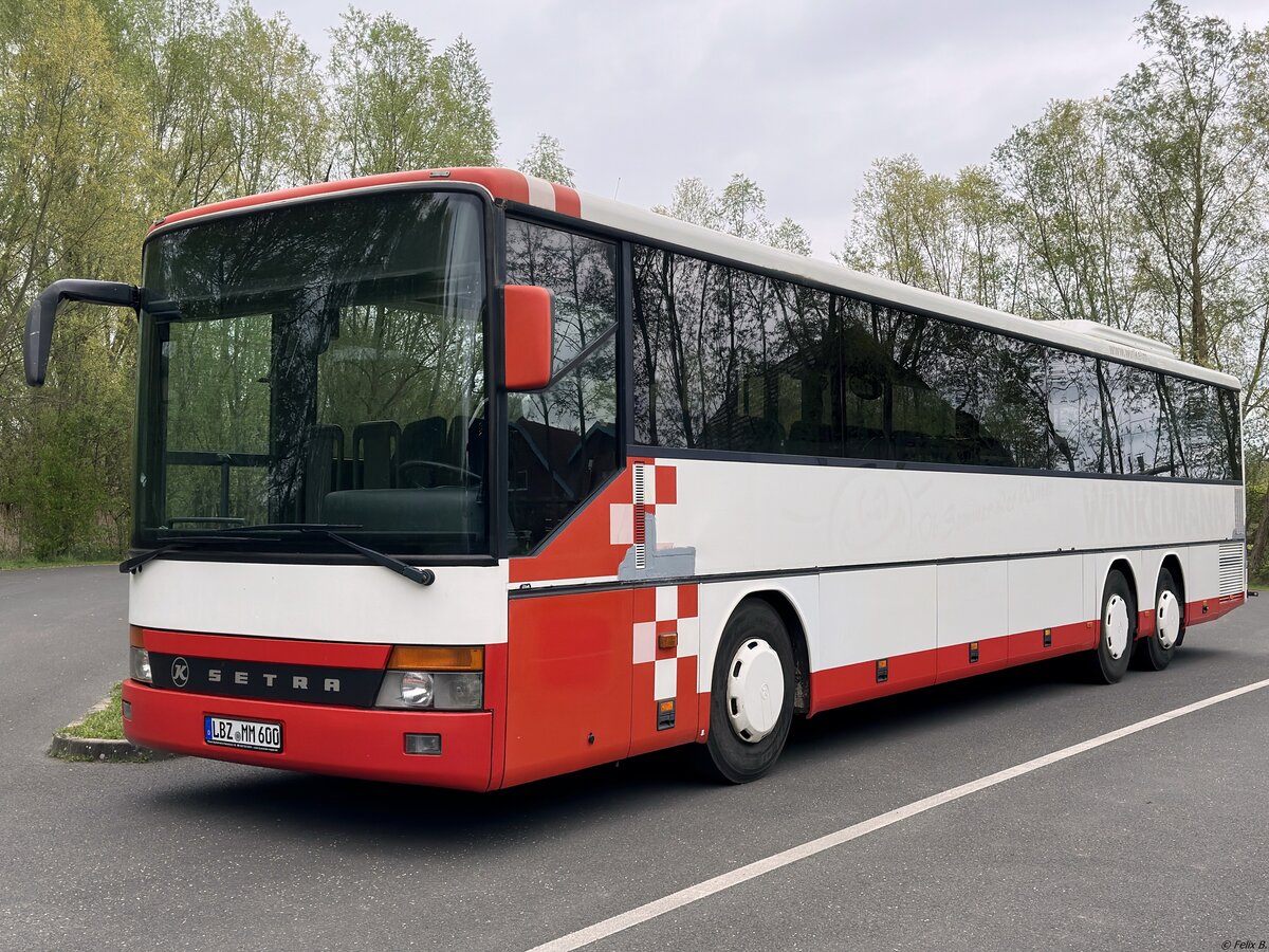 Setra 317 UL von Plauer Busbetrieb M. Maaß aus Deutschland in Plau am See.