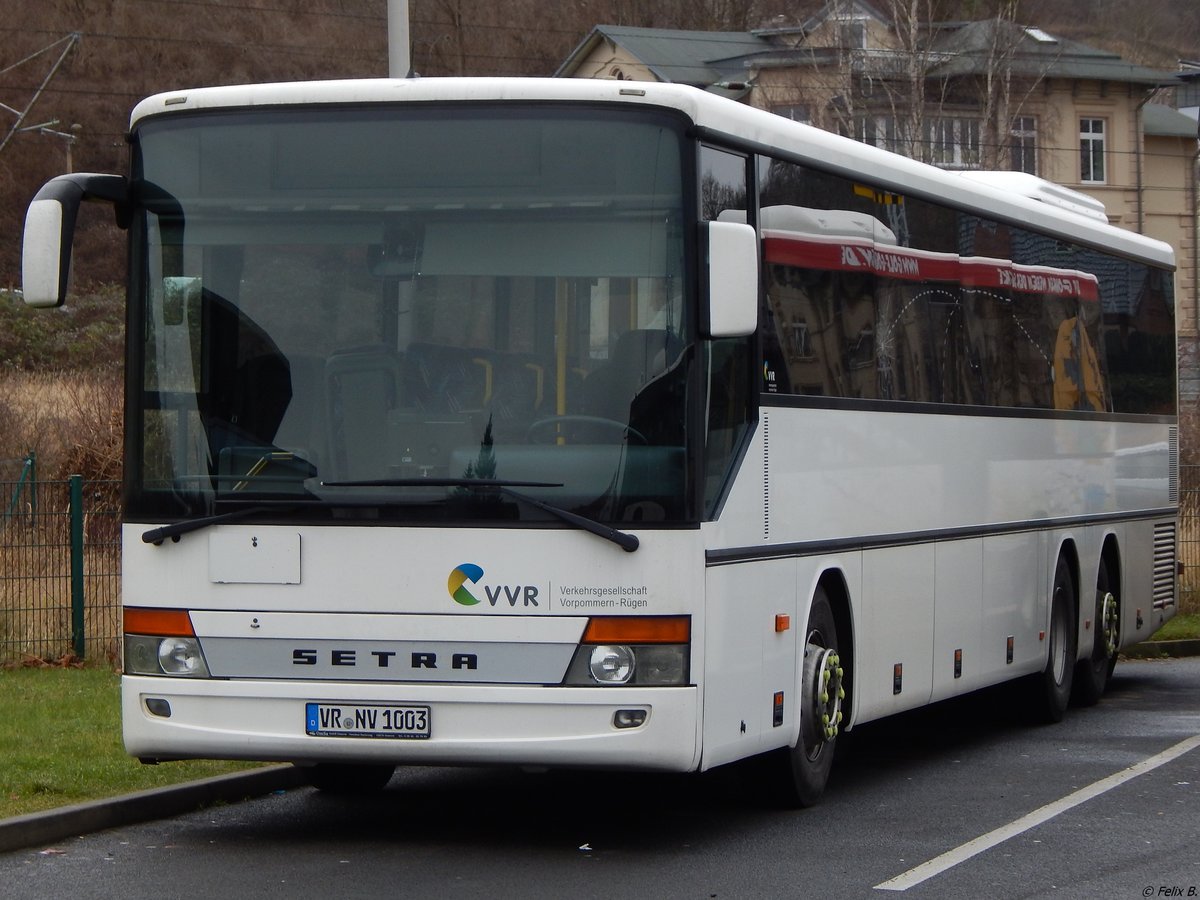 Setra 317 UL der VVR in Sassnitz.