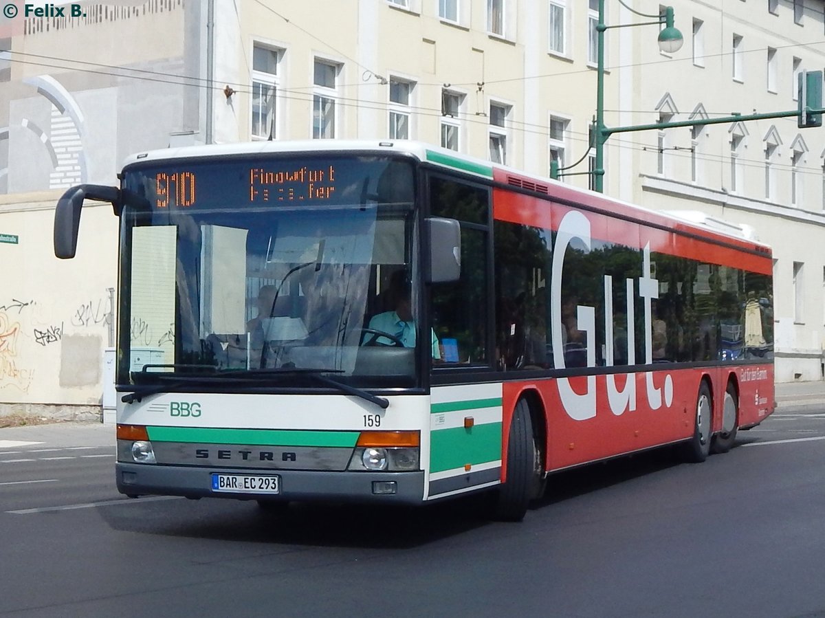 Setra 319 NF der Barnimer Busgesellschaft in Eberswalde.