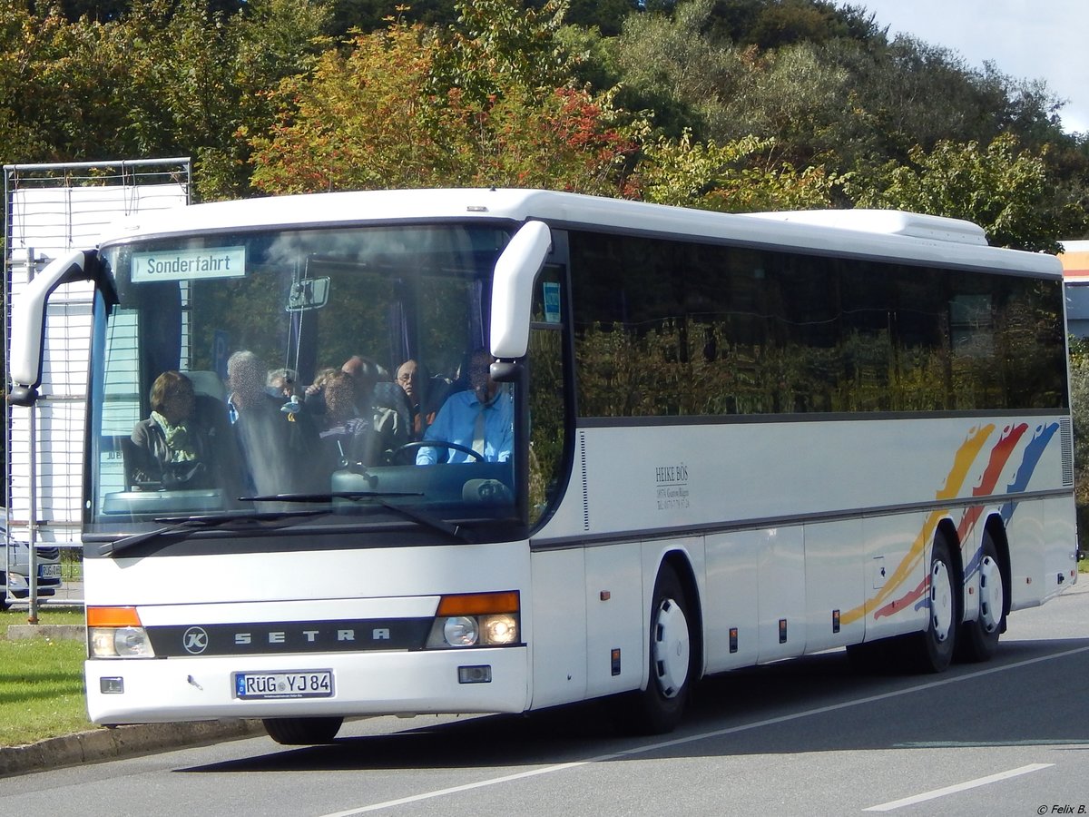 Setra 319 UL von Heike Bös aus Deutschland in Sassnitz. 