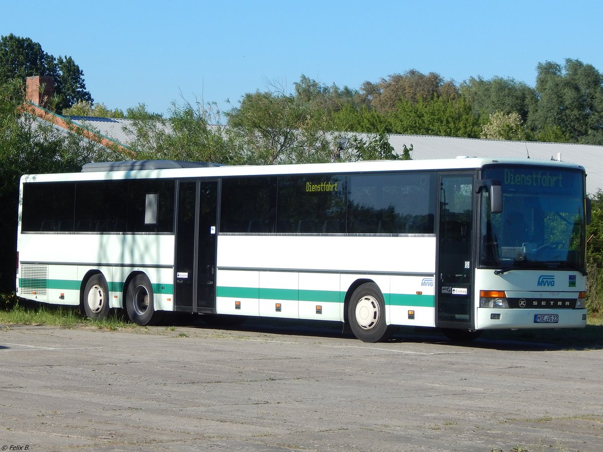 Setra 319 UL der MVVG (ex Nahverkehr GmbH Elbe-Elster/EE-N 231) in Neubrandenburg.