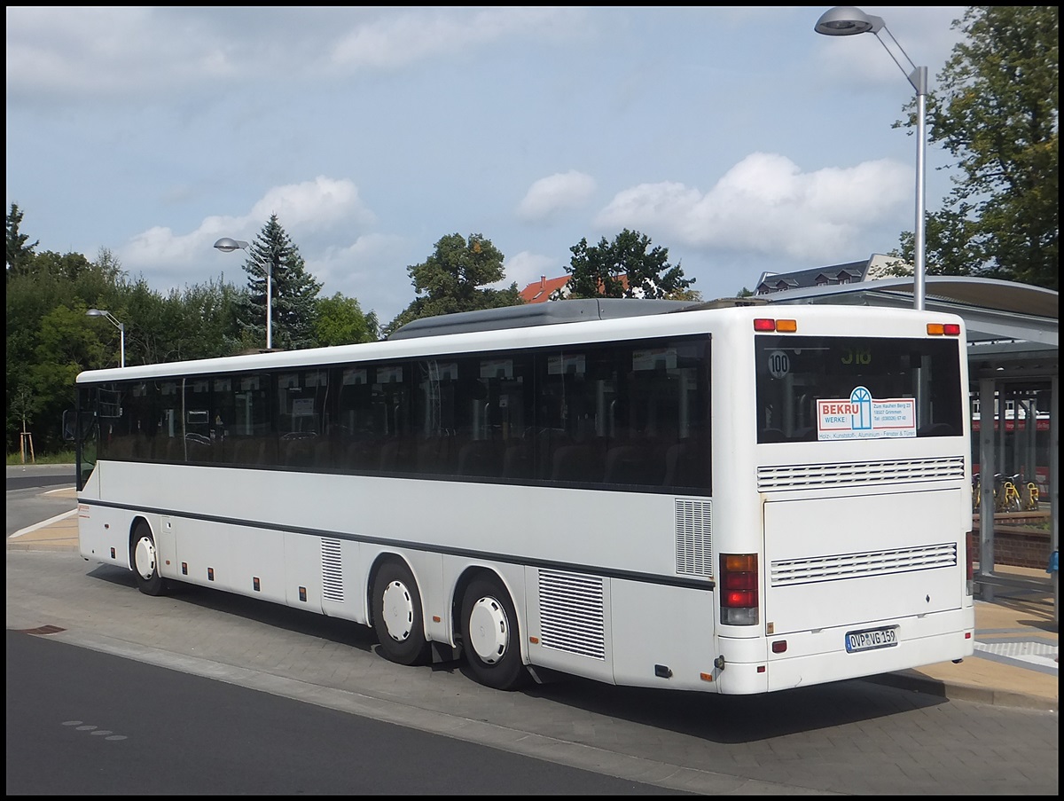 Setra 319 UL der Verkehrsbetrieb Greifswald-Land GmbH in Greifswald.