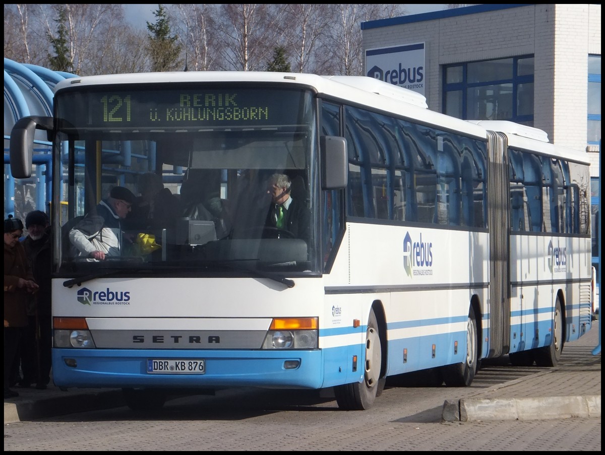 Setra 321 UL von Regionalbus Rostock in Rostock.