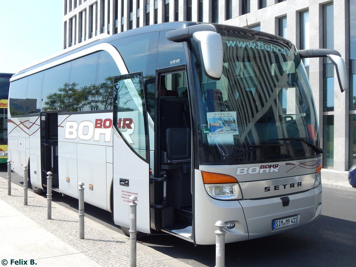 Setra 411 HD von Bohr aus Deutschland in Berlin.