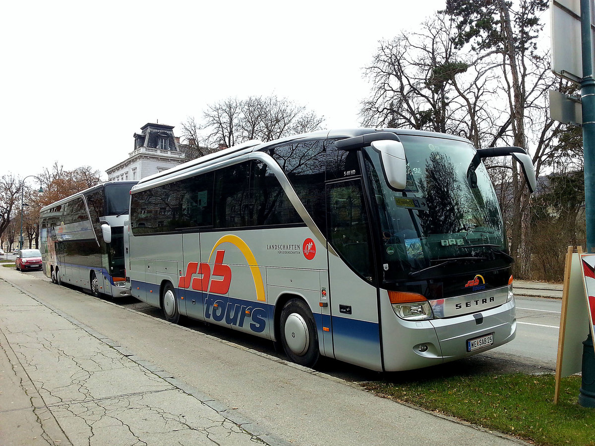 Setra 411 HD von SAB Tours aus sterreich in Krems.