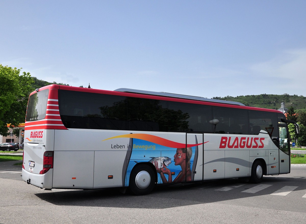 Setra 415 GT-HD von BLAGUSS/Wien am 19.5.2013 in Krems.