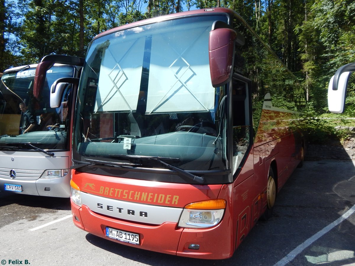 Setra 415 GT-HD von Brettschneider aus Deutschland in Hohenschwangau.