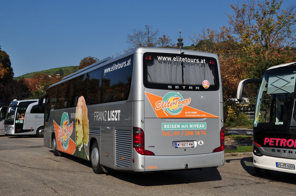 Setra 415 GT-HD von Elite Tours aus Wien in Krems.