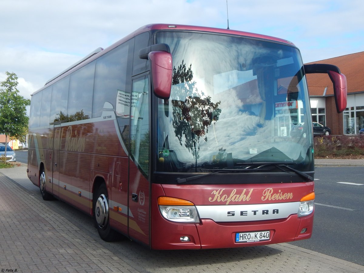 Setra 415 GT-HD von Kofahl Reisen aus Deutschland in Waren.