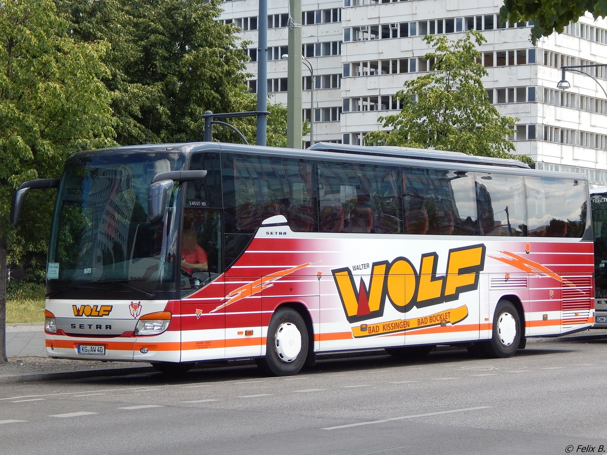 Setra 415 GT-HD von Wolf aus Deutschland in Berlin.