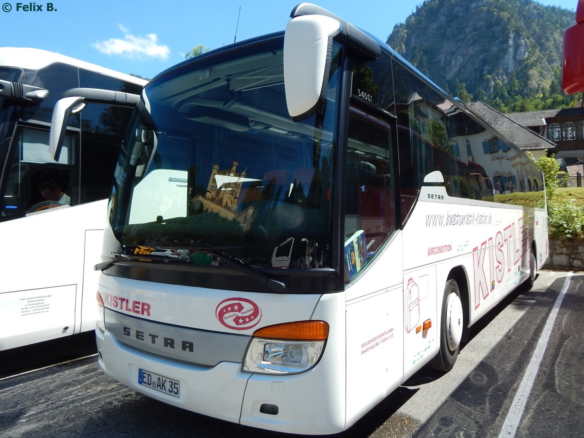 Setra 415 GT von Kistler aus Deutschland in Hohenschwangau.