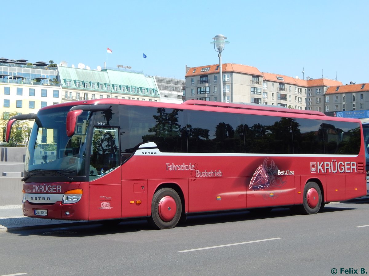 Setra 415 GT von Krüger aus Deutschland in Berlin.