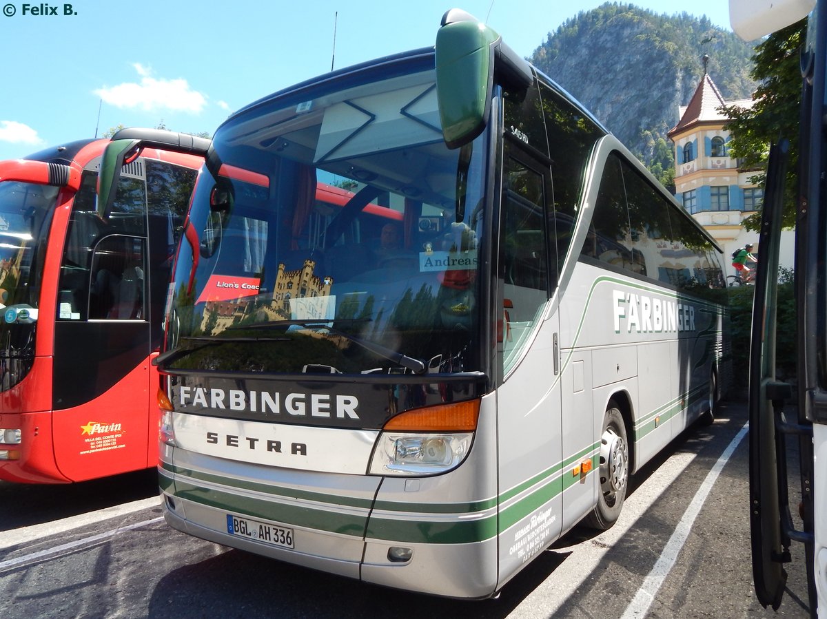 Setra 415 HD von Färbinger aus Deutschland in Hohenschwangau.