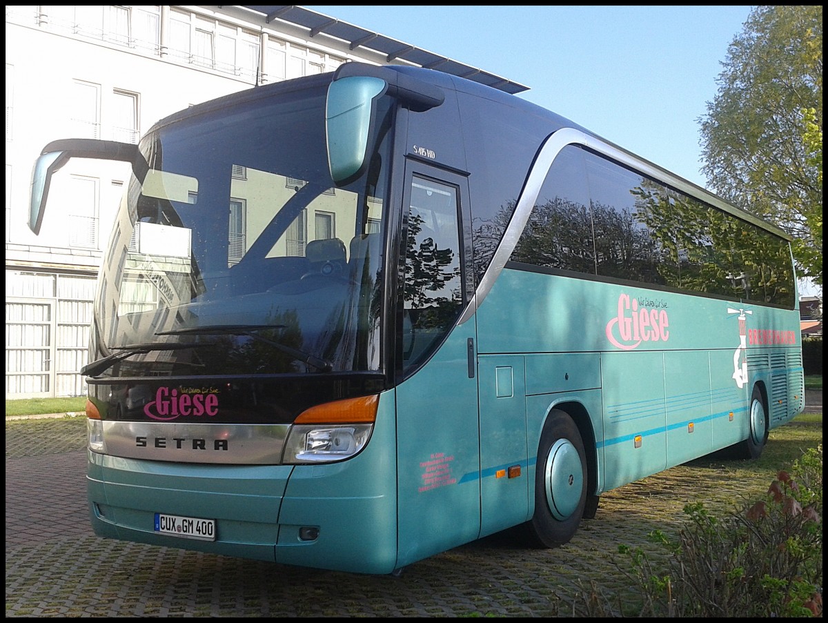 Setra 415 HD von Giese aus Deutschland in Bergen.