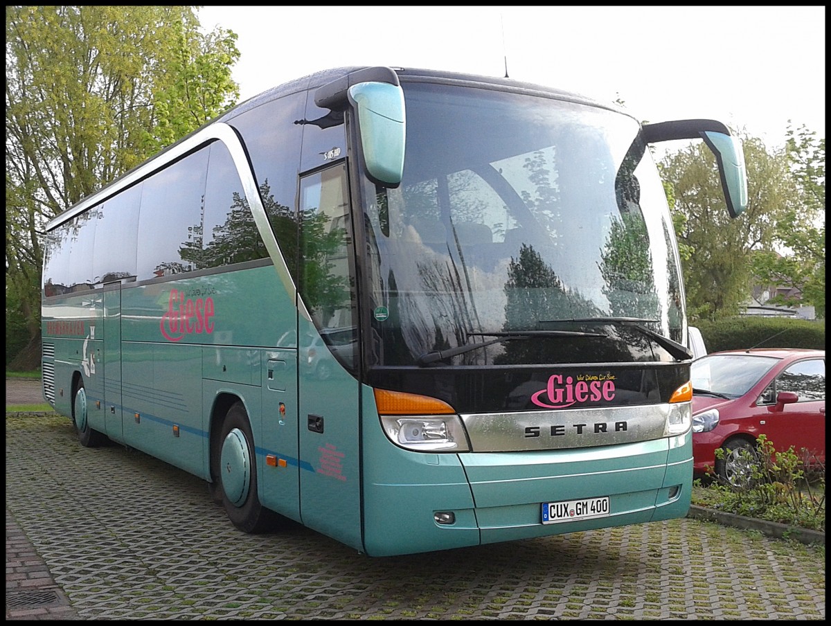 Setra 415 HD von Giese aus Deutschland in Bergen.