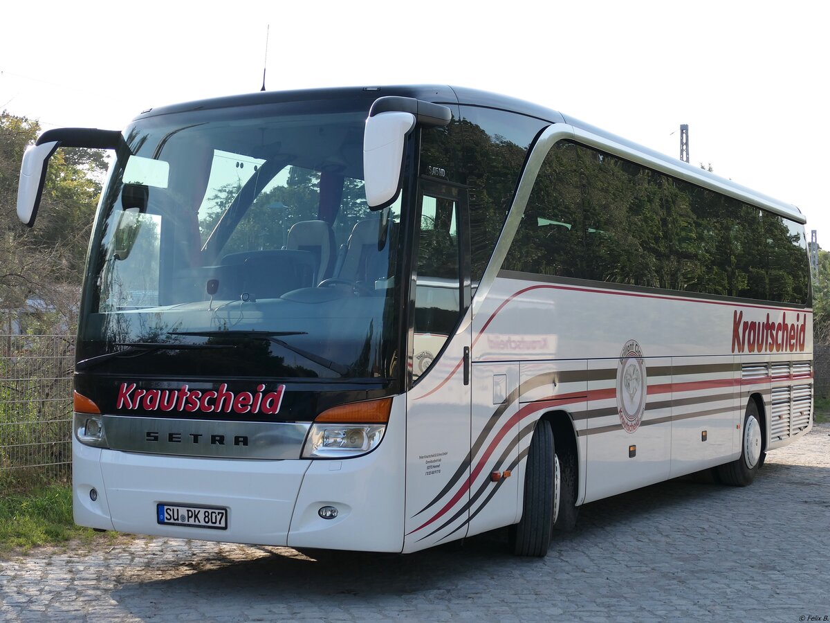 Setra 415 HD von Krautscheid aus Deutschland in Binz. 