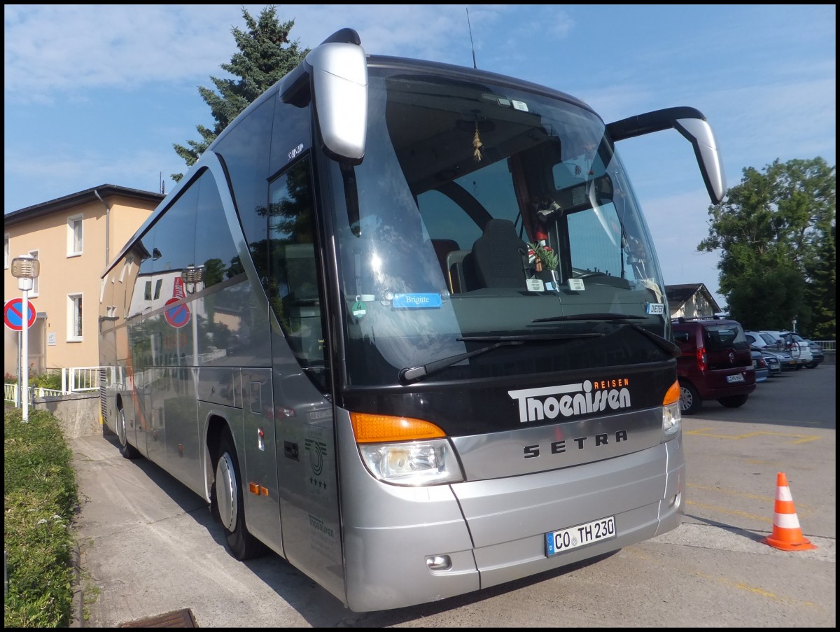 Setra 415 HD von Thoenissen aus Deutschland in Sassnitz.